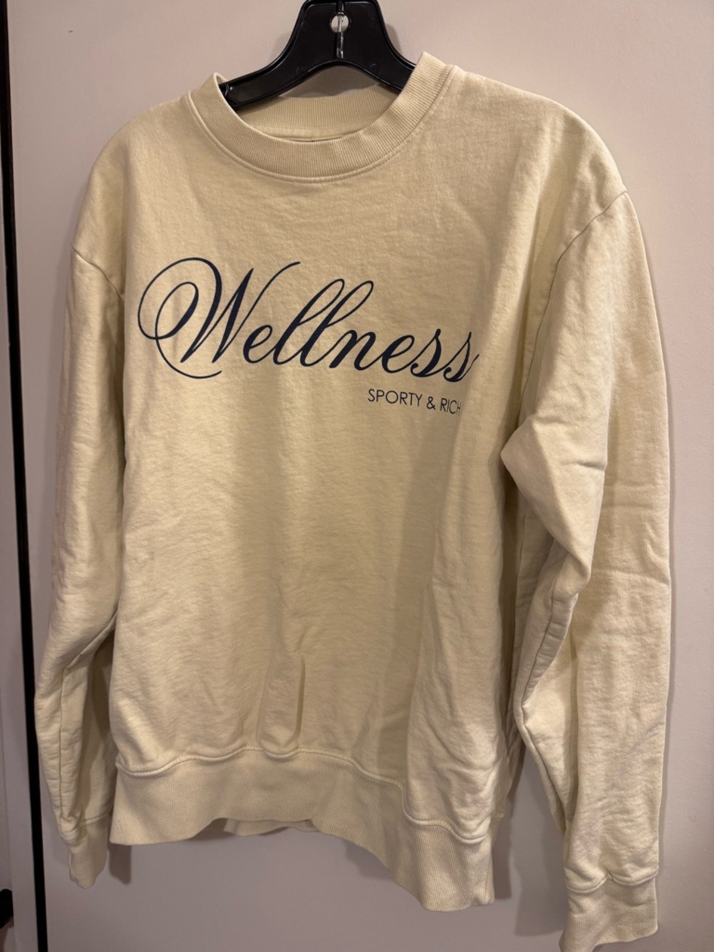 EUC Sporty & Rich WELLNESS sweatshirt // XS